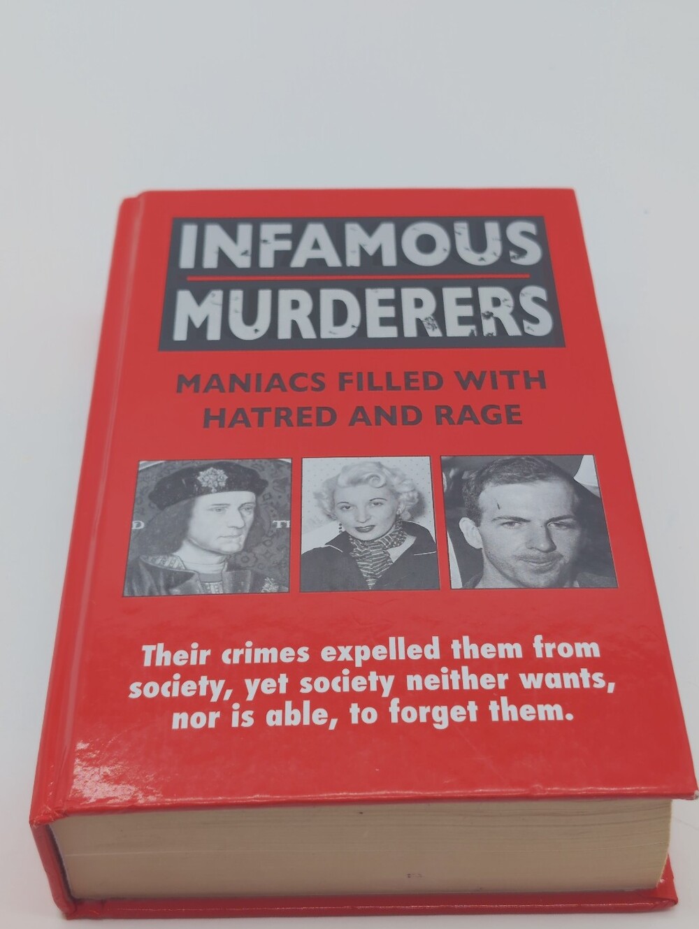 Infamous Murderers Hardcover Book - Red Cover ISBN 0-316-03040-6